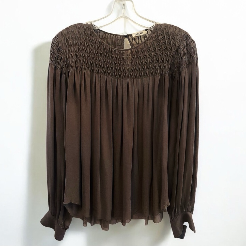 Vintage L'AGENCE, silk, grey/smoke Blouse